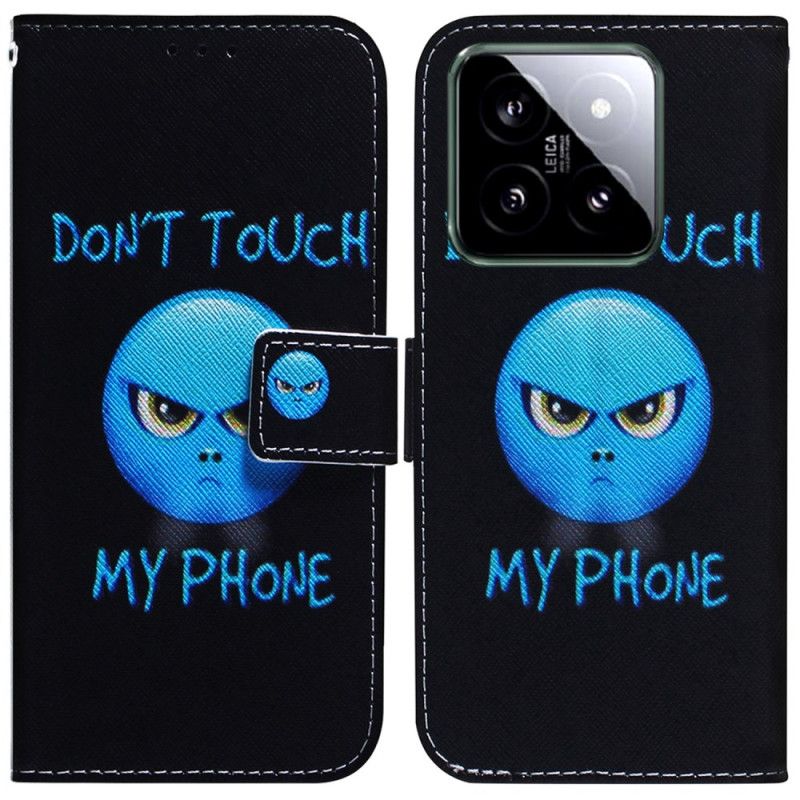 Peněženková Pouzdra Xiaomi 14 Kryty Na Mobil Telefon Emoji
