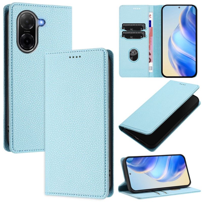 Kožené Pouzdro Folio Poco C71 Hnědá Umělá Kůže