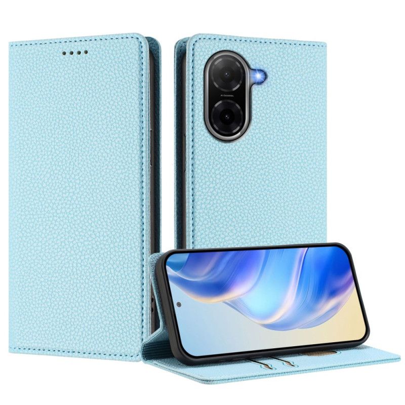 Kožené Pouzdro Folio Poco C71 Hnědá Umělá Kůže