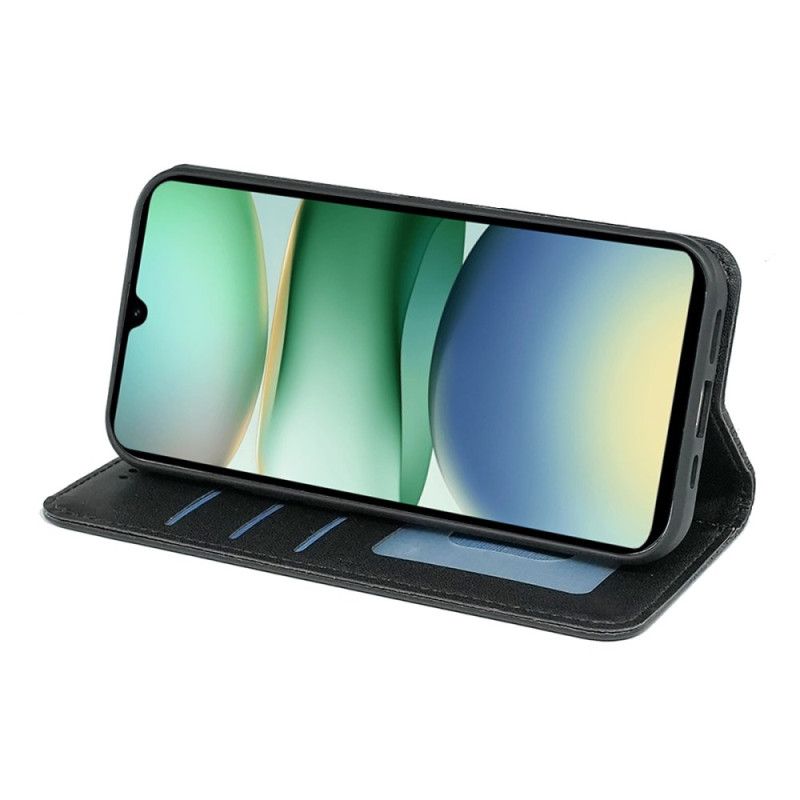 Kožené Pouzdro Folio Poco C71 Kostkovaný Vzor