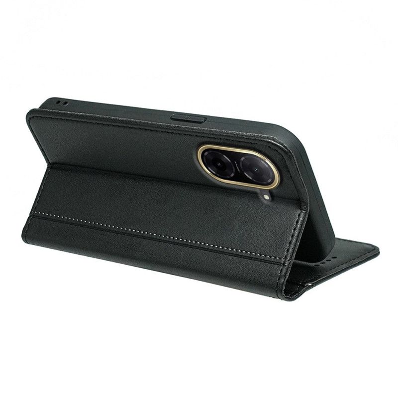 Kožené Pouzdro Folio Poco C71 Lemování S Popruhem