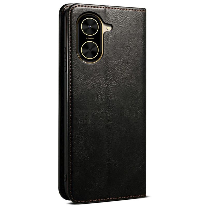 Kožené Pouzdro Folio Poco C71 Voskovaná Umělá Kůže