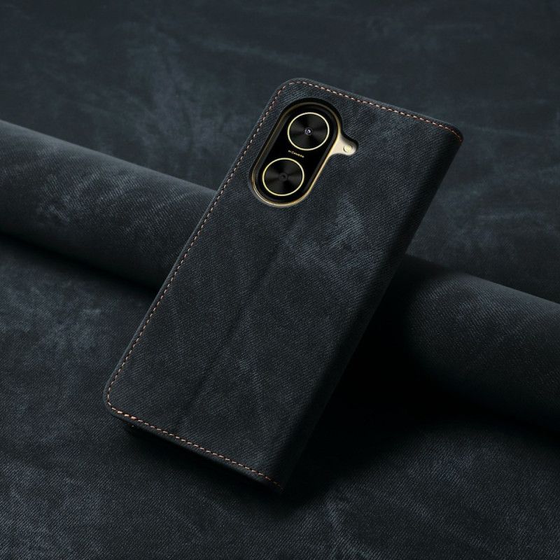 Kožené Pouzdro Poco C71 Kryty Na Mobil Džínovina