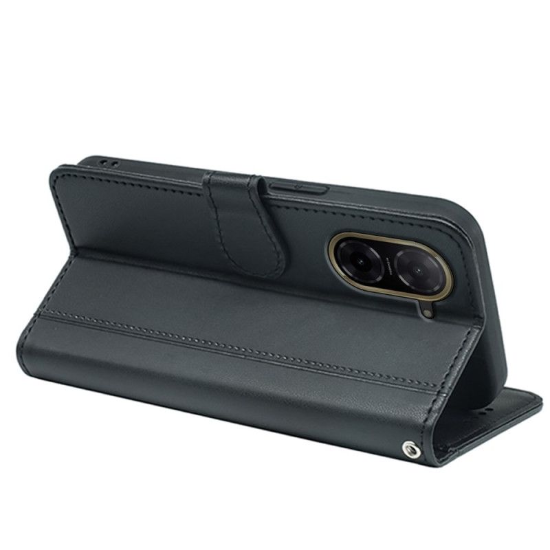 Kožený Kryt Na Poco C71 Lemování A Popruh