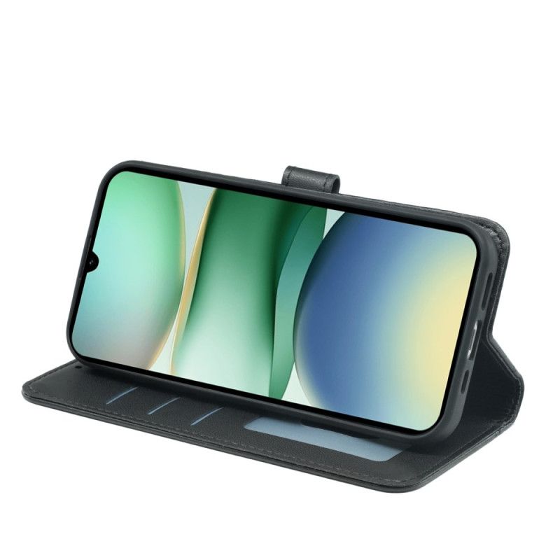 Kožený Kryt Na Poco C71 Lemování A Popruh