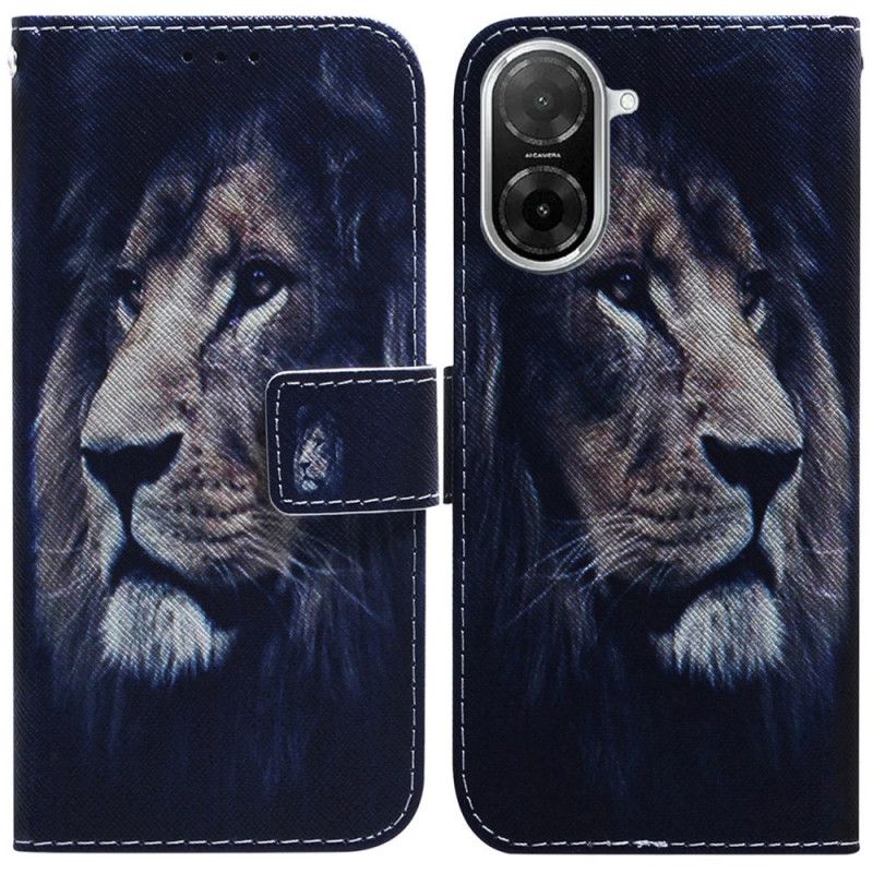 Kožený Kryt Na Poco C71 Snící Lev