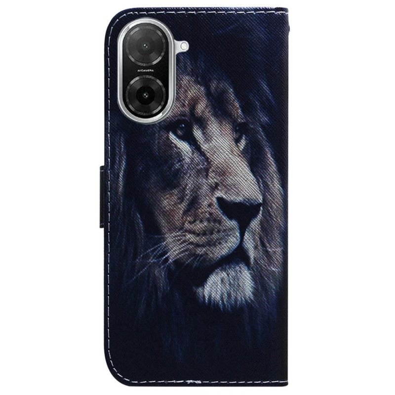 Kožený Kryt Na Poco C71 Snící Lev