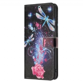 Kožený Kryt Poco C71 Let Vážek