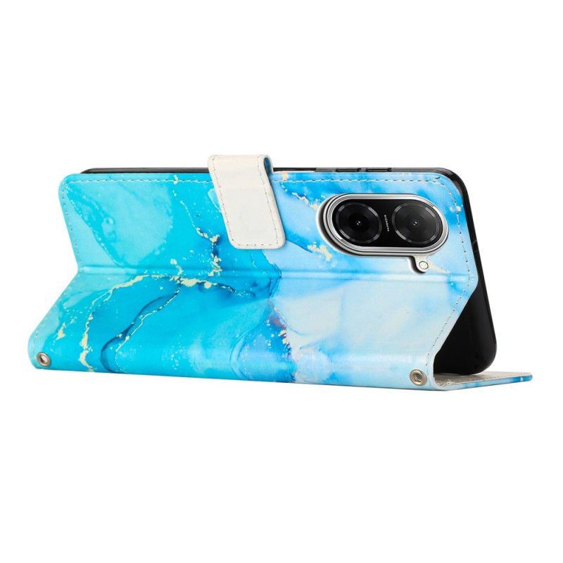 Kožený Kryt Poco C71 Mramorový Design