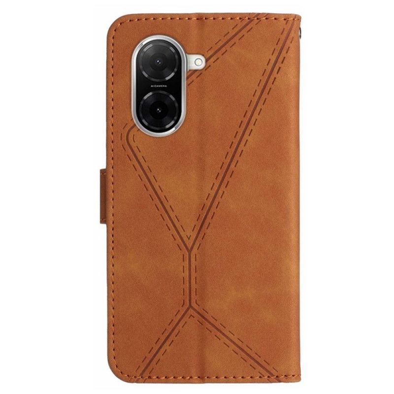 Kožený Kryt Poco C71 Šňůry A Tahání