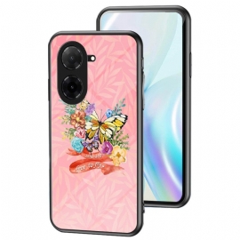 Kryt Poco C71 Kryty Na Mobil Tvrzené Sklo S Motýlím Vzorem