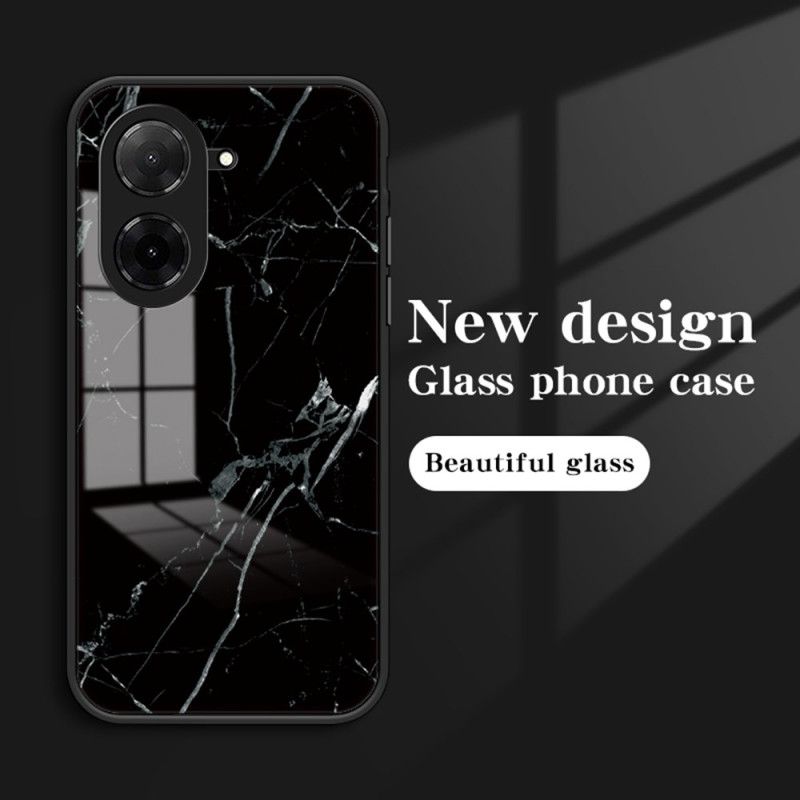 Kryt Poco C71 Mramorové Tvrzené Sklo