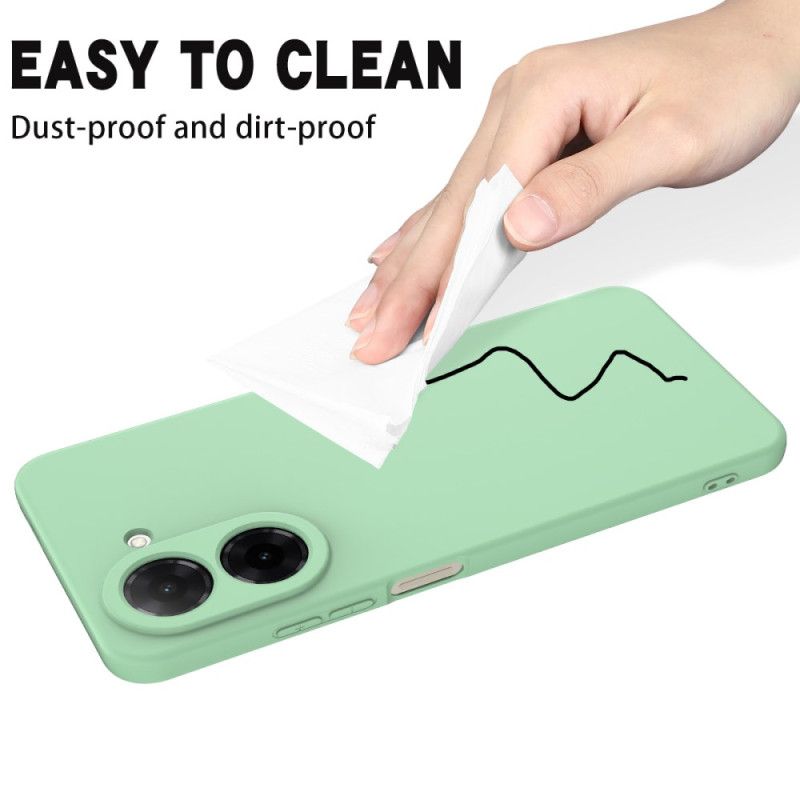 Kryt Poco C71 Tekutý Silikon Se Šňůrkou