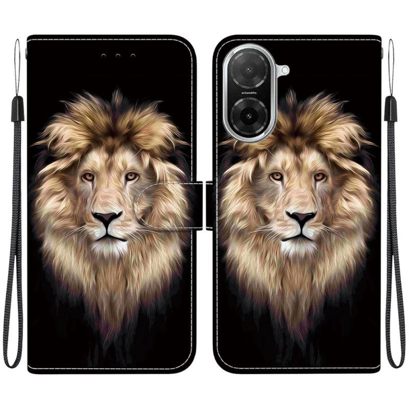 Peněženková Pouzdra Poco C71 Kryty Na Mobil Lev