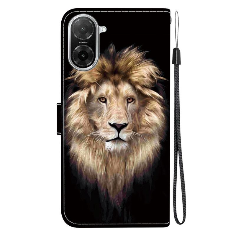 Peněženková Pouzdra Poco C71 Kryty Na Mobil Lev