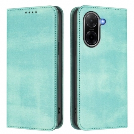 Peněženková Pouzdra Poco C71 Kryty Na Mobil Retro Design Rfid Ochrana