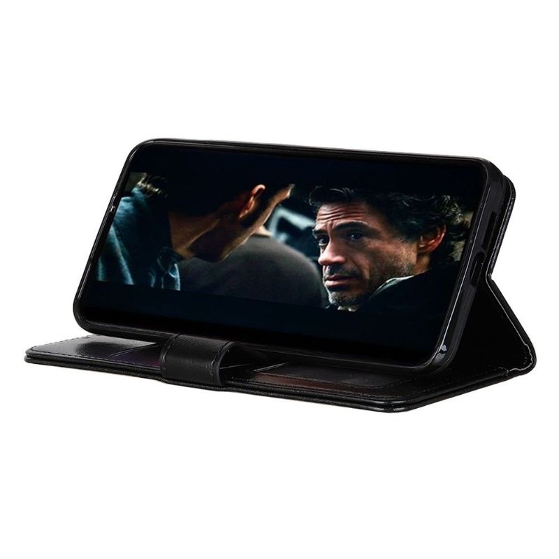 Kožené Pouzdro Folio Na Samsung Galaxy Note 10 Lite Flipové Pouzdro Funkce Folia Z Umělé Kůže