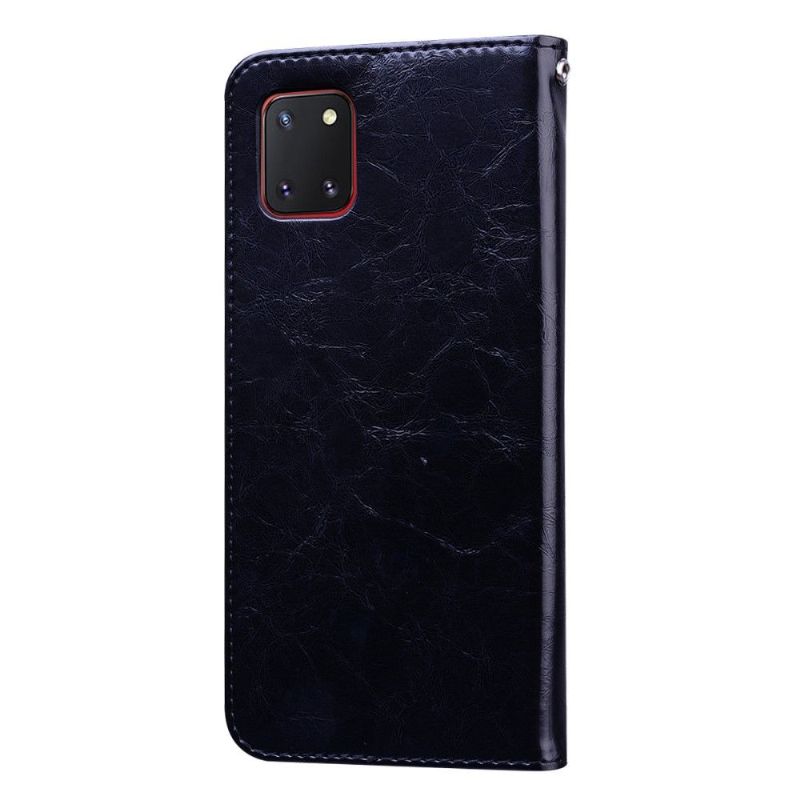 Kožené Pouzdro Folio Na Samsung Galaxy Note 10 Lite Luxusní Ročník
