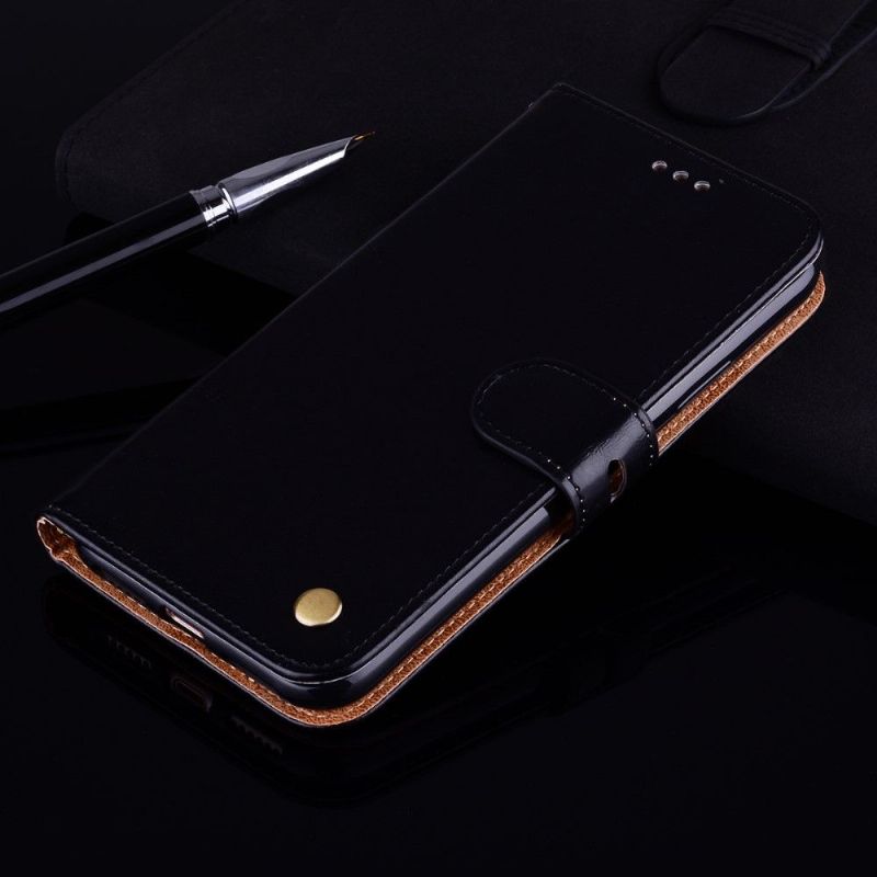 Kožené Pouzdro Folio Na Samsung Galaxy Note 10 Lite Luxusní Ročník