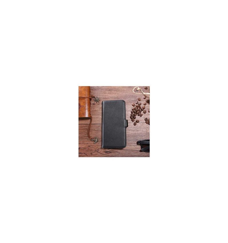 Kožené Pouzdro Na OnePlus 5 Prémiová Kůže - Černá