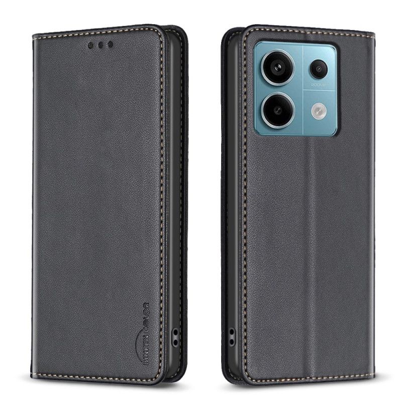 Kožené Pouzdro Folio Xiaomi Redmi Note 13 Pro 5g Barva Binfen