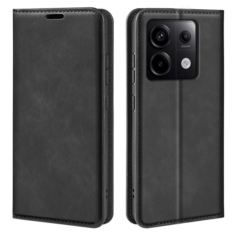 Kožené Pouzdro Folio Xiaomi Redmi Note 13 Pro 5g Styl Kůže