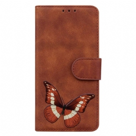Kožený Kryt Na Xiaomi Redmi Note 13 Pro 5g Barva Binfen Vzor Motýla