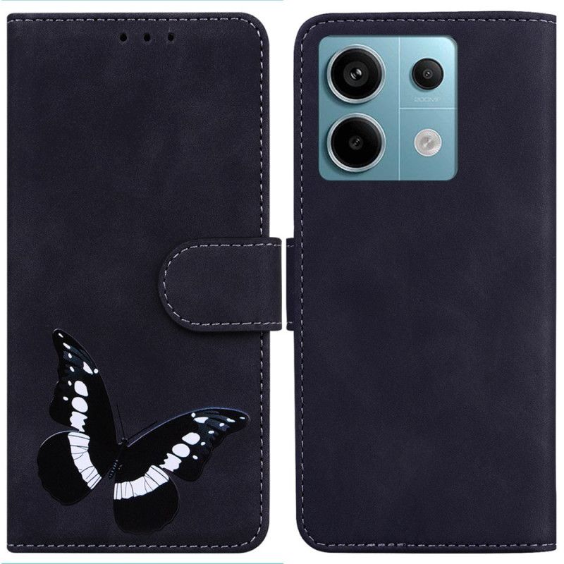 Kožený Kryt Na Xiaomi Redmi Note 13 Pro 5g Barva Binfen Vzor Motýla