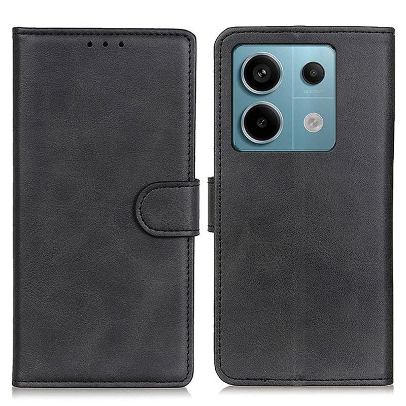 Kožený Kryt Na Xiaomi Redmi Note 13 Pro 5g Matná Umělá Kůže