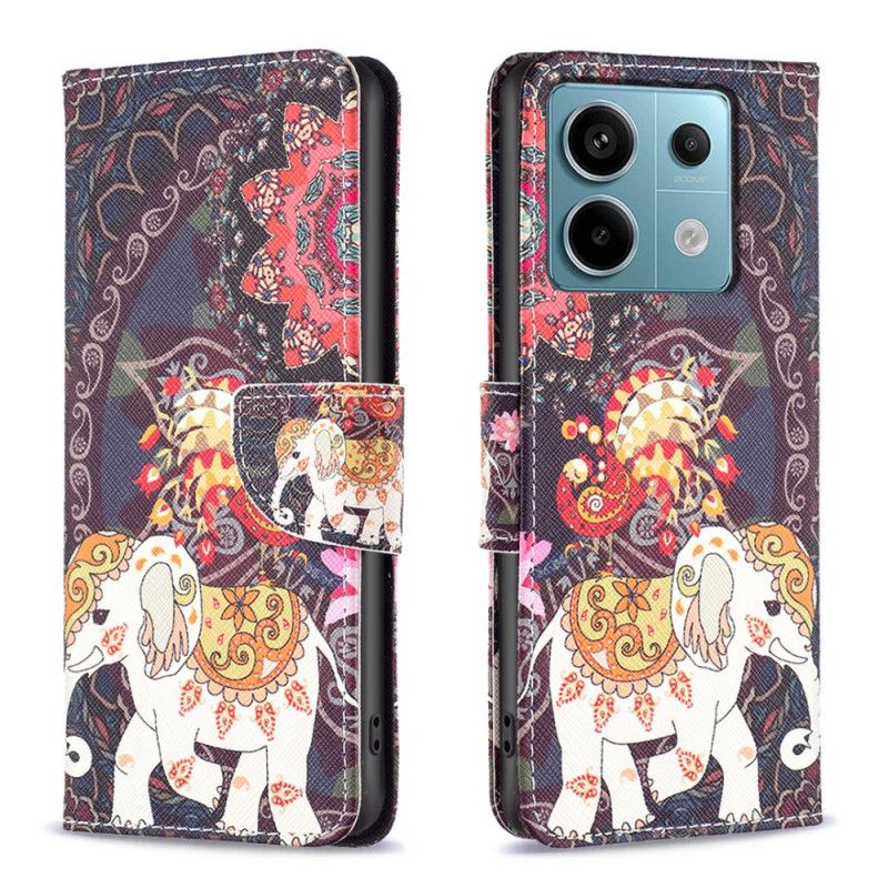 Kožený Kryt Xiaomi Redmi Note 13 Pro 5g Slon Indický