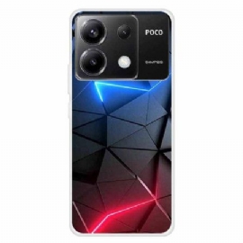 Kryt Xiaomi Redmi Note 13 Pro 5g Červený A Modrý Vzor