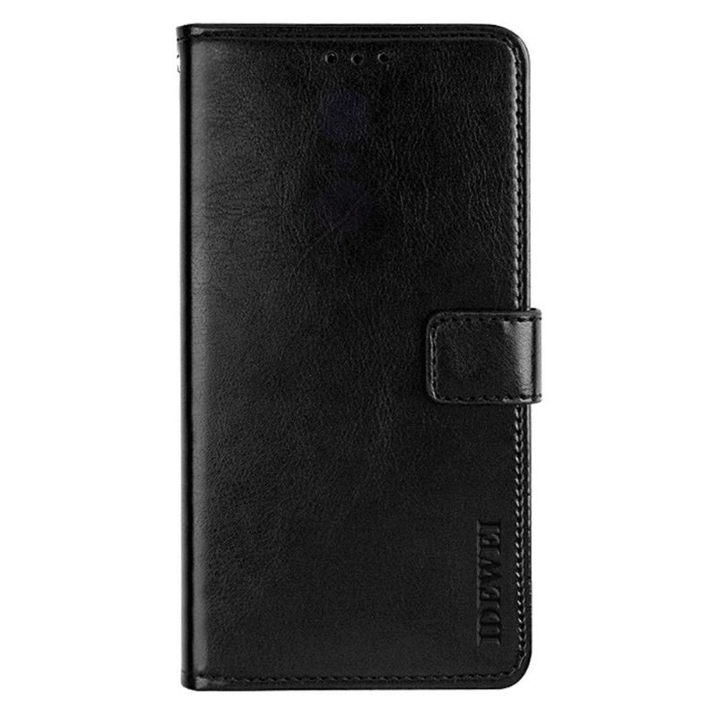 Flipové Pouzdro Na Realme C35 Kožené Pouzdro Kožený Efekt Idewei Folio
