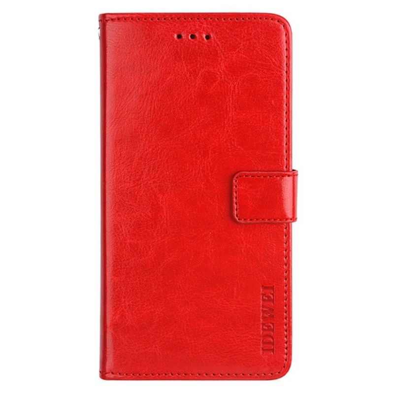 Flipové Pouzdro Na Realme C35 Kožené Pouzdro Kožený Efekt Idewei Folio