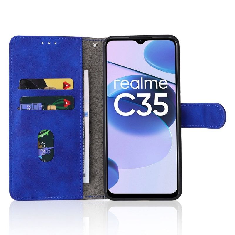 Flipové Pouzdro Na Realme C35 Měkký Dotek