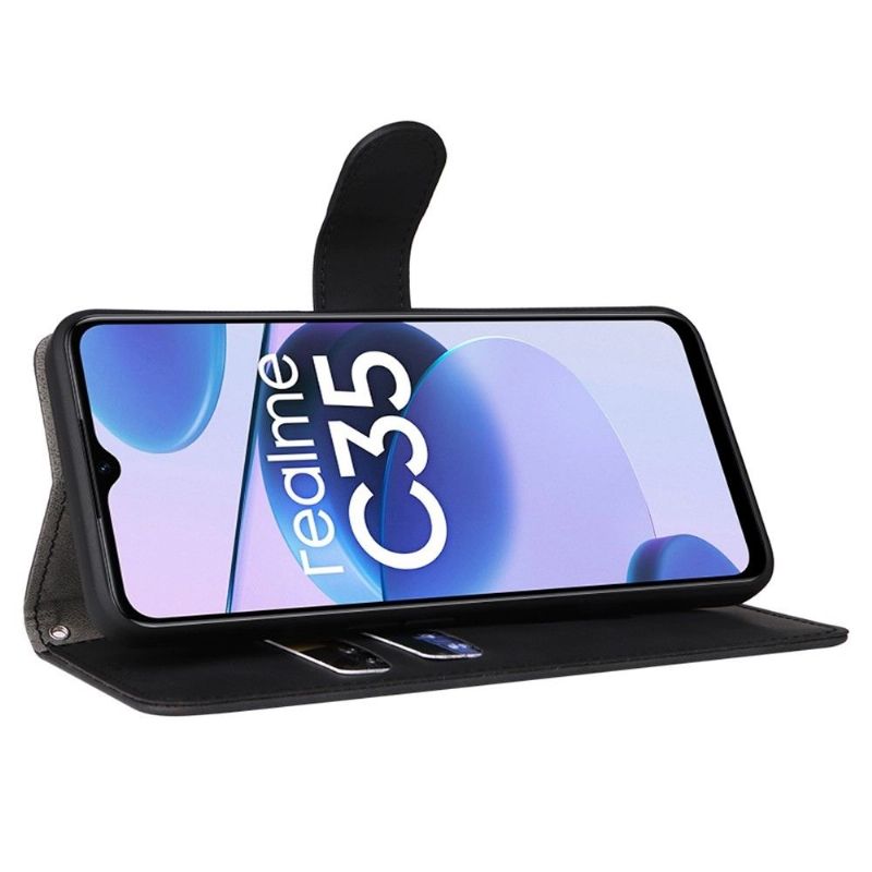 Flipové Pouzdro Na Realme C35 Měkký Dotek