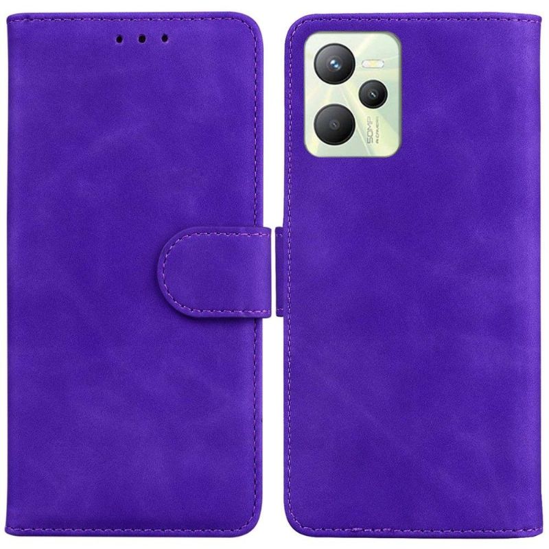 Flipové Pouzdro Na Realme C35 Římský Měkký Dotek