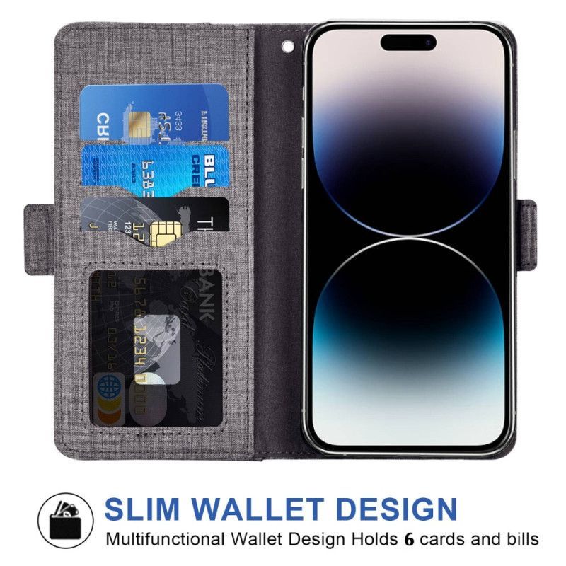 Flipové Pouzdro Na iPhone 14 Pro Přední Držák Karty