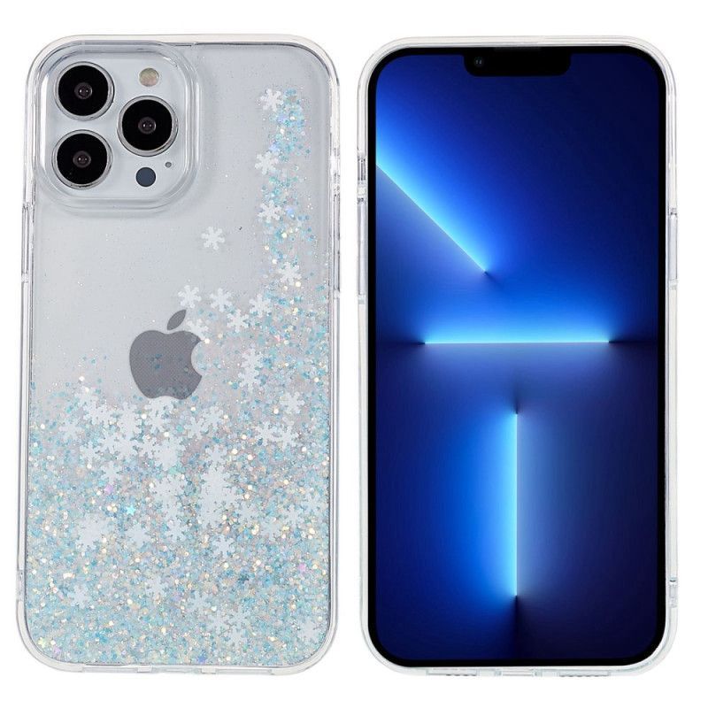 Kryt Na iPhone 14 Pro Flitry Vločky