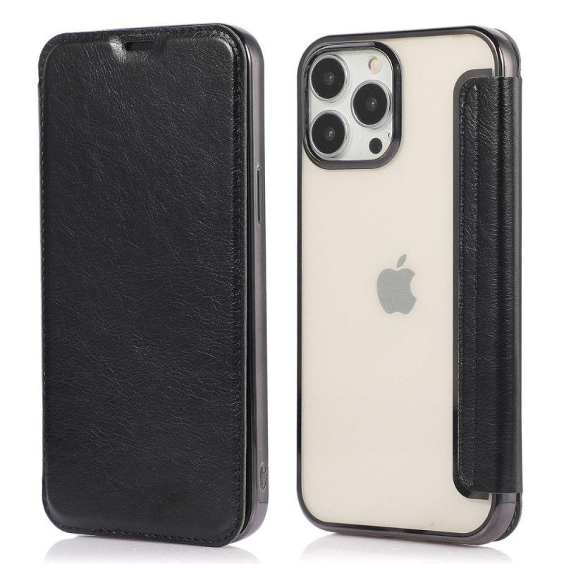 Kryty Na Mobil Na iPhone 14 Pro Flipové Pouzdro Držák Na Karty Z Umělé Kůže