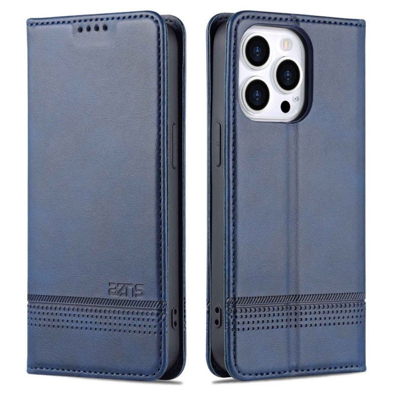 Kryty Na Mobil Na iPhone 14 Pro Flipové Pouzdro Kožený Styling Azns