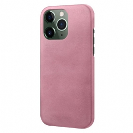 Kryty Na Mobil Na iPhone 14 Pro Kožený Efekt
