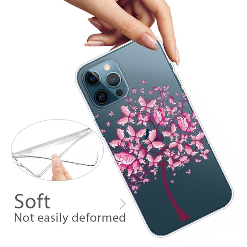 Kryty Na Mobil Na iPhone 14 Pro Růžový Strom