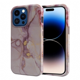 Kryty Na Mobil Na iPhone 14 Pro Úžasný Mramor