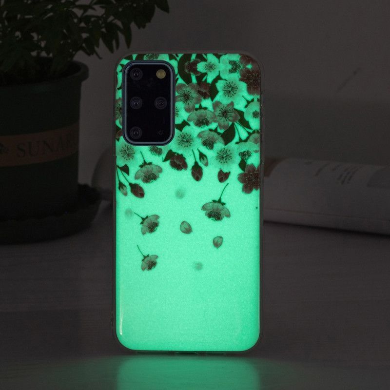 Kryt Na Samsung Galaxy S20 Plus / S20 Plus 5G Fluorescenční Květiny