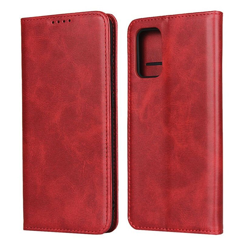 Kryty Na Mobil Na Samsung Galaxy S20 Plus / S20 Plus 5G Flipové Pouzdro Pravá Kůže