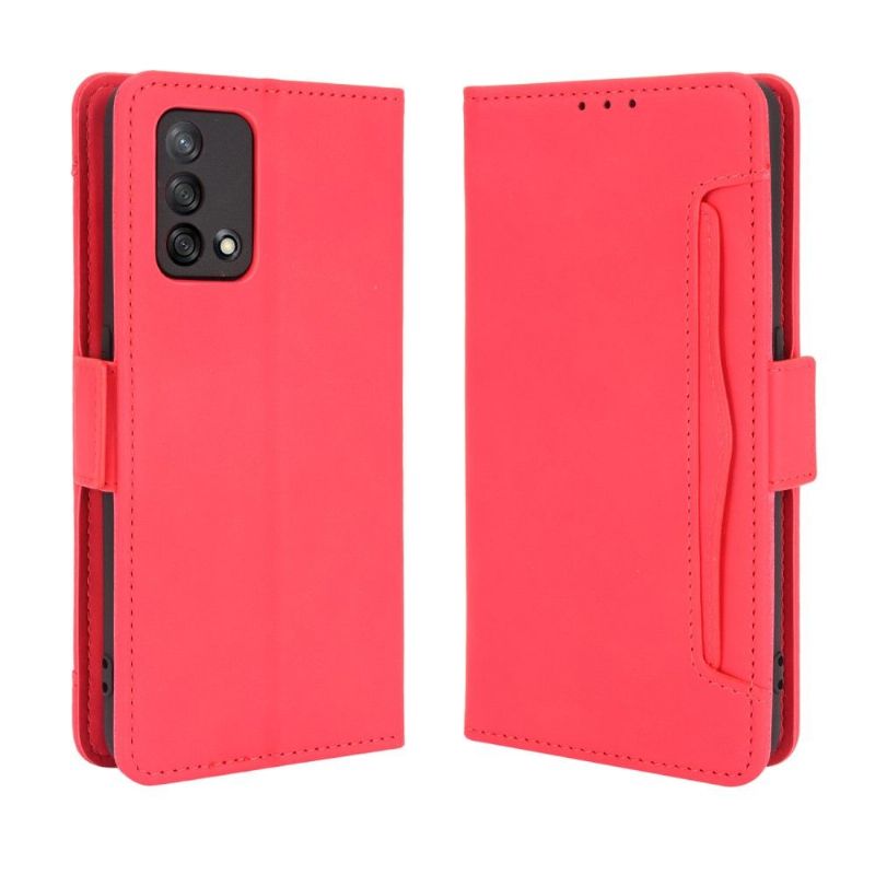 Flipové Pouzdro Na Oppo A74 4G Premium S Držitelem Karty