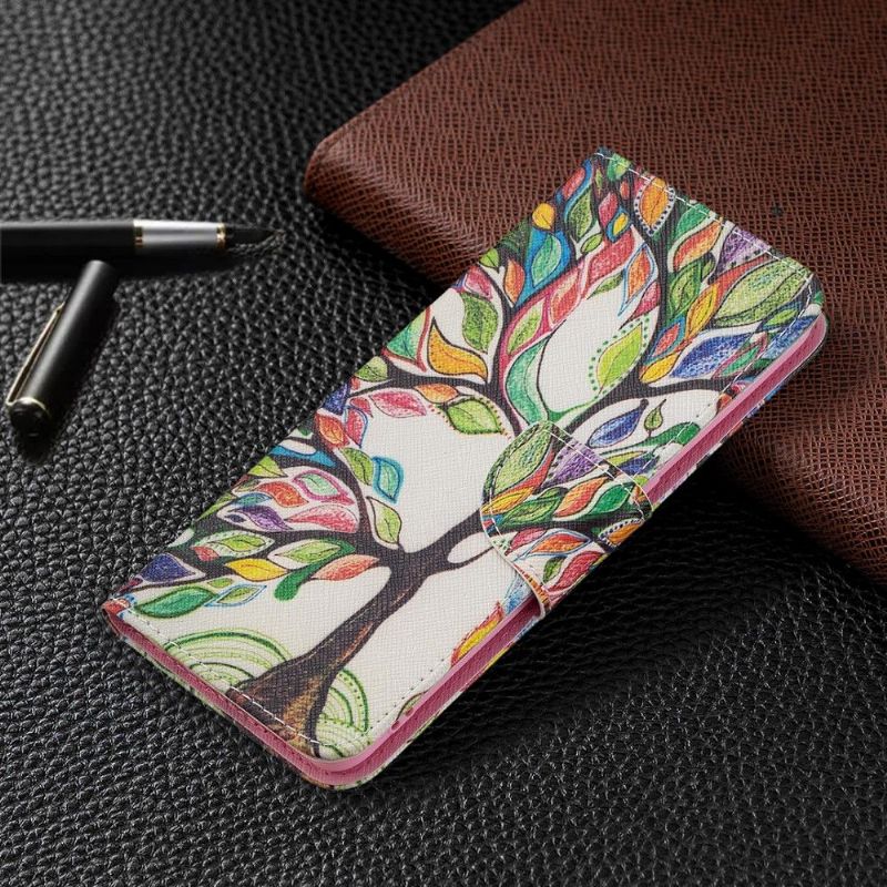 Flipové Pouzdro Na Oppo A74 4G Stromová Kresba