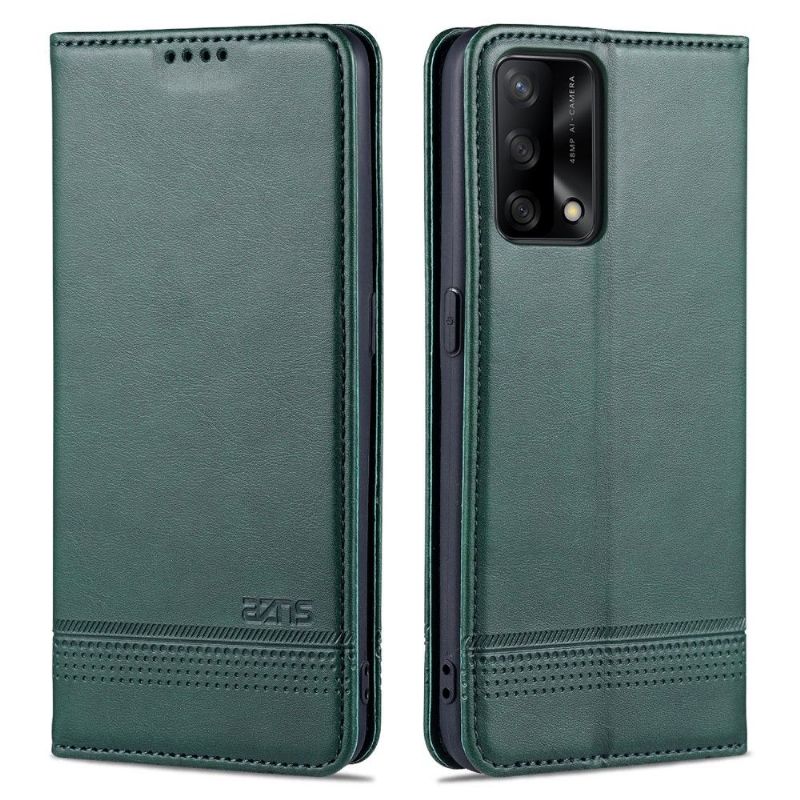 Kožené Pouzdro Folio Na Oppo A74 4G Peněženkové Pouzdro Umělá Kůže Azns