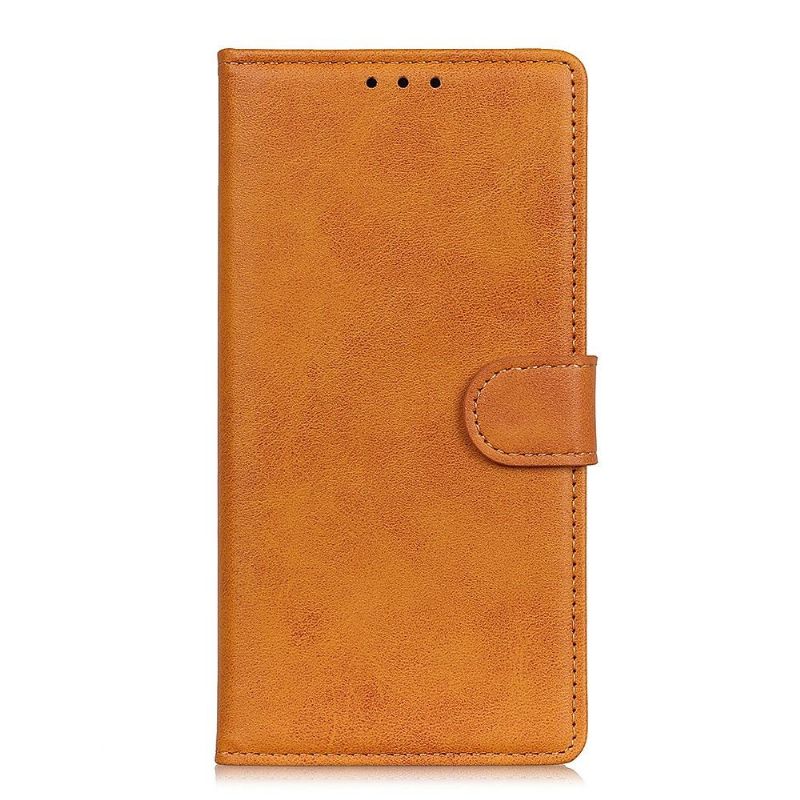 Kožené Pouzdro Na Oppo A74 4G Efekt Matné Kůže Marius