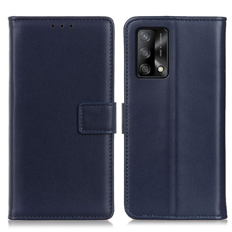 Kožené Pouzdro Na Oppo A74 4G Základní Umělá Kůže